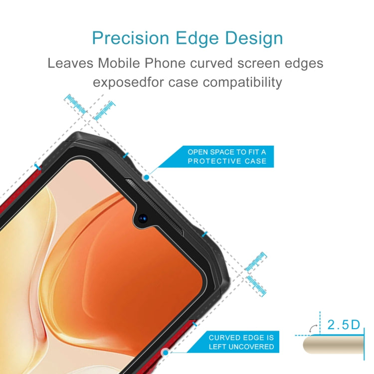 50 PCS 0.26mm 9H 2.5D Tempered Glass Film For DOOGEE S89 - For Doogee by buy2fix | Online Shopping UK | buy2fix