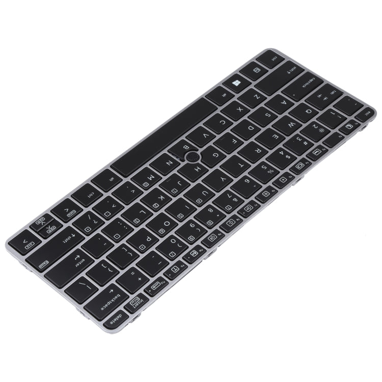 For HP EliteBook 820 G3 US Version Keyboard with Backlight and Pointing(Silver) - Computer & Networking by buy2fix | Online Shopping UK | buy2fix