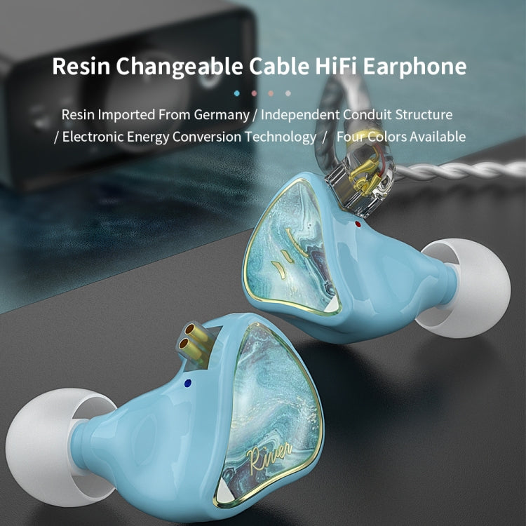 CVJ Hybrid Technology HiFi Music Wired Earphone With Mic(Rosy) - In Ear Wired Earphone by CVJ | Online Shopping UK | buy2fix