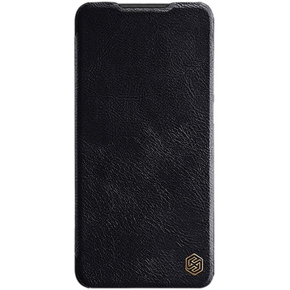 For Xiaomi 12 Lite NILLKIN QIN Series Crazy Horse Texture Leather Phone Case(Black) - Xiaomi Cases by NILLKIN | Online Shopping UK | buy2fix