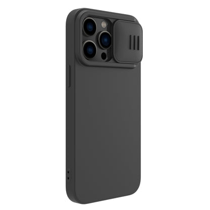 For iPhone 14 Pro NILLKIN CamShield MagSafe Liquid Silicone Phone Case(Black) - iPhone 14 Pro Cases by NILLKIN | Online Shopping UK | buy2fix