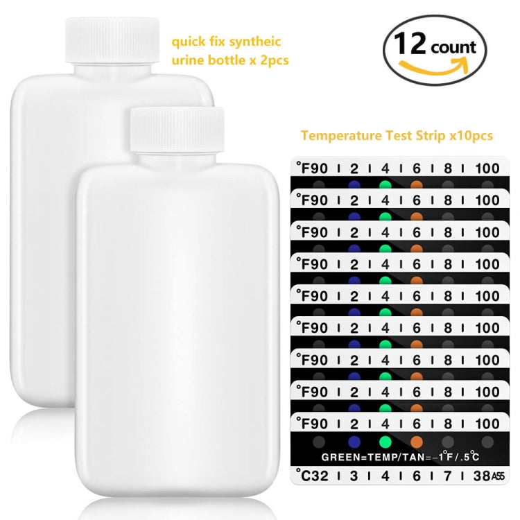 H01233 12pcs Portable Water Urine Detect Bottle Set - Consumer Electronics by buy2fix | Online Shopping UK | buy2fix