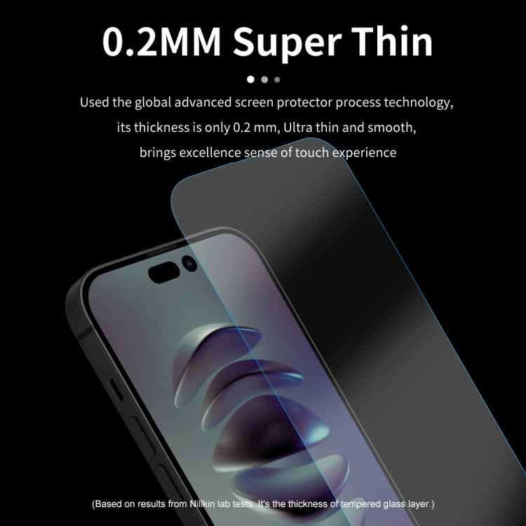 For iPhone 14 Pro NILLKIN H+Pro 0.2mm 9H Explosion-proof Tempered Glass Film - iPhone 14 Pro Tempered Glass by NILLKIN | Online Shopping UK | buy2fix