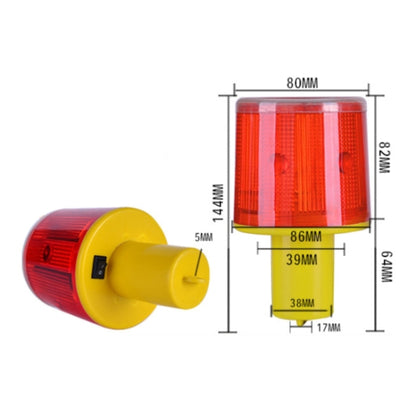 Night Solar Safety Warning Flash Light, Specification:05 Thick Sticks Tied or Inserted(White) - In Car by buy2fix | Online Shopping UK | buy2fix