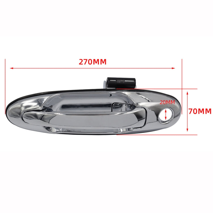 For Toyota Land Cruiser 1998-2007 4 in 1 Car Chrome Outside Door Handle 69220-60061 69210-60061 - In Car by buy2fix | Online Shopping UK | buy2fix