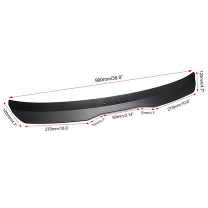 Universal Car Modified Hatchback Rear Roof Spoiler Wing(Bright Black) - Decorative Strip by buy2fix | Online Shopping UK | buy2fix