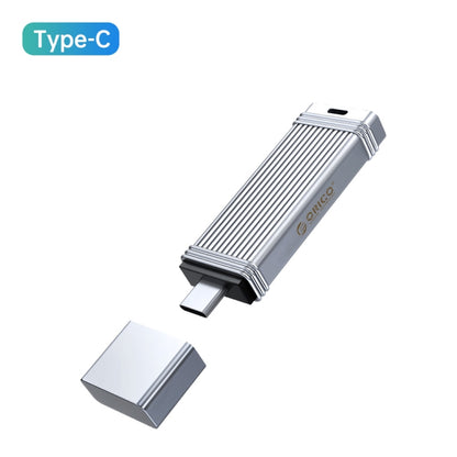 ORICO 256GB Type-C USB3.2 Gen1 USB Flash Drive, Read 260MB/s, Write 50MB/s (Silver) - USB Flash Drives by ORICO | Online Shopping UK | buy2fix