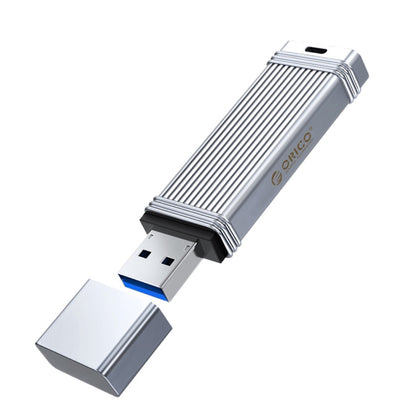 ORICO USB Flash Drive, Read: 100MB/s, Write: 50MB/s, Memory:128GB, Port:USB-A(Silver) - USB Flash Drives by ORICO | Online Shopping UK | buy2fix