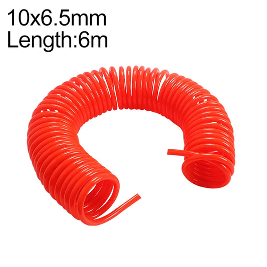 LAIZE Compressor Air Flexible PU Spring Tube without Connector, Specification:10x6.5mm, 6m -  by LAIZE | Online Shopping UK | buy2fix