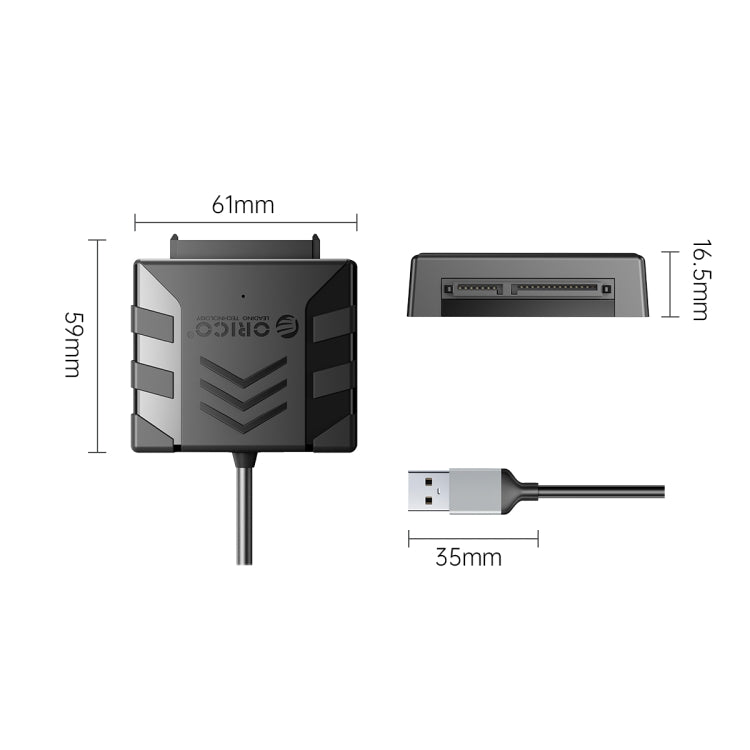 ORICO UTS1 USB 2.0 2.5-inch SATA HDD Adapter, Cable Length:1m - USB to IDE / SATA by ORICO | Online Shopping UK | buy2fix