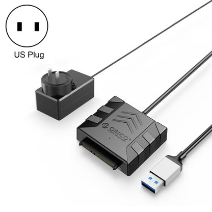 ORICO UTS1 USB 3.0 2.5-inch SATA HDD Adapter with 12V 2A Power Adapter, Cable Length:1m(US Plug) - USB to IDE / SATA by ORICO | Online Shopping UK | buy2fix