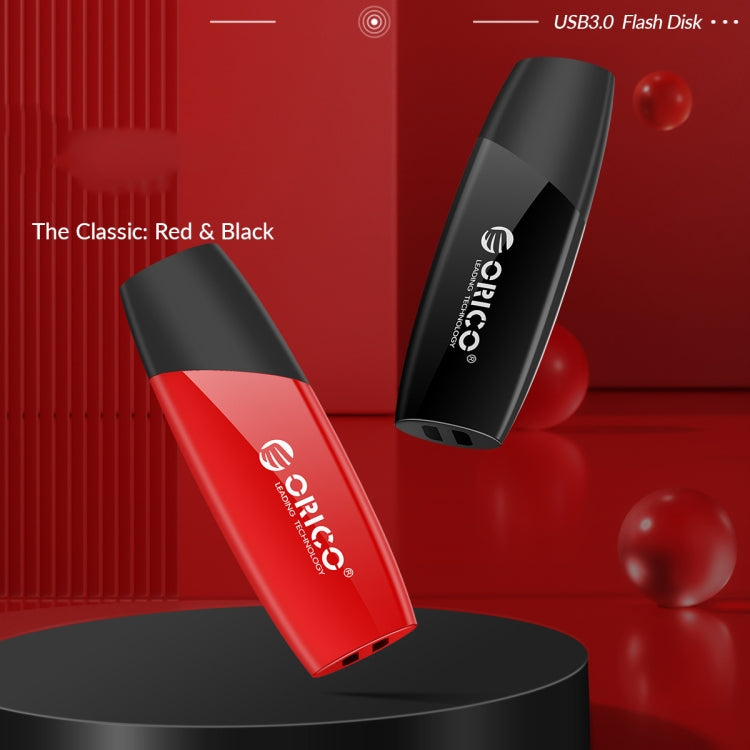 ORCIO USB3.0 U Disk Drive, Read: 100MB/s, Write: 15MB/s, Memory:32GB, Port:USB-A(Red) - USB Flash Drives by ORICO | Online Shopping UK | buy2fix