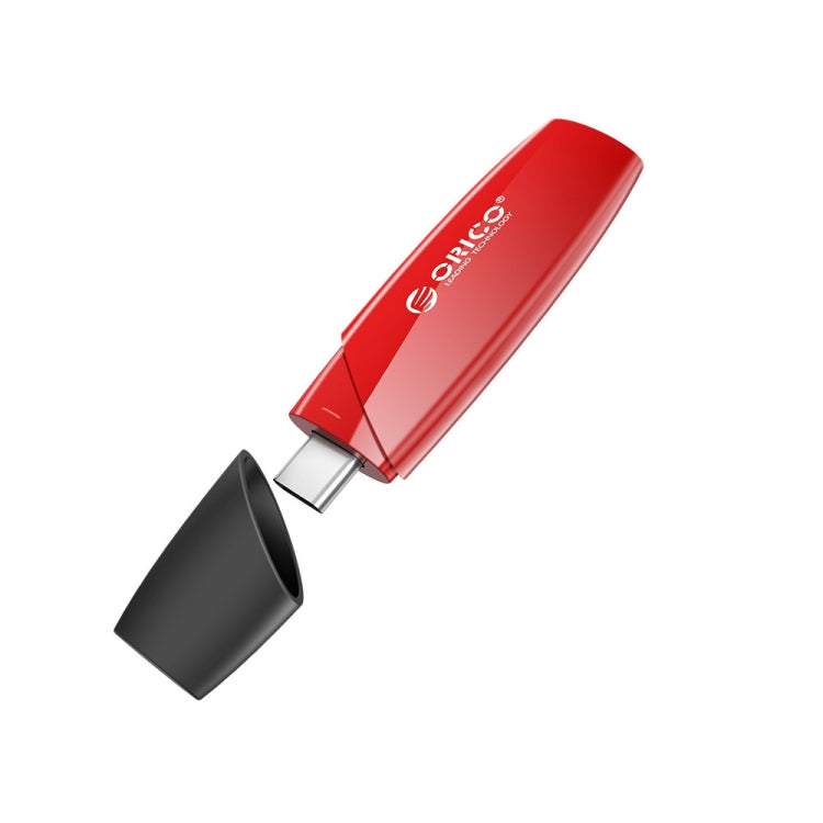 ORCIO USB3.0 U Disk Drive, Read: 100MB/s, Write: 15MB/s, Memory:64GB, Port:Type-C(Red) - USB Flash Drives by ORICO | Online Shopping UK | buy2fix