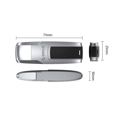 ORICO USB Flash Drive, Read: 260MB/s, Write: 70MB/s, Memory:64GB, Port:USB-A(Silver) - USB Flash Drives by ORICO | Online Shopping UK | buy2fix