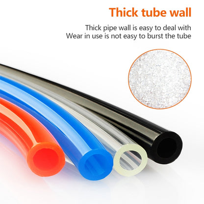 LAIZE Pneumatic Compressor Air Flexible PU Tube, Specification:10x6.5mm, 100m(Transparent) - PU Air Pipe by LAIZE | Online Shopping UK | buy2fix