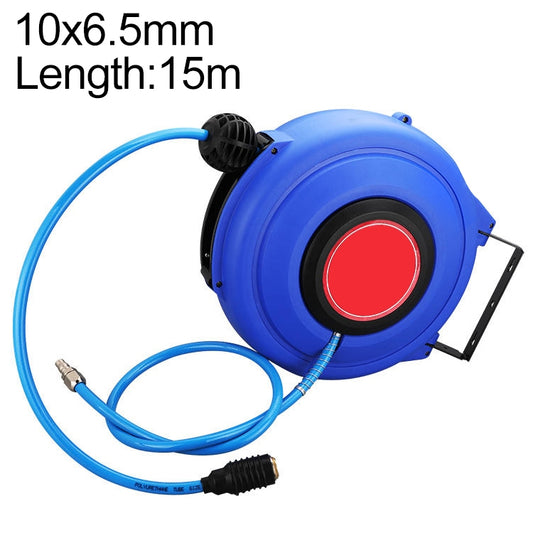 LAIZE Automatic Retractable Air Hose Reel Pneumatic PU Tube, Specification:10x6.5mm, 15m -  by LAIZE | Online Shopping UK | buy2fix