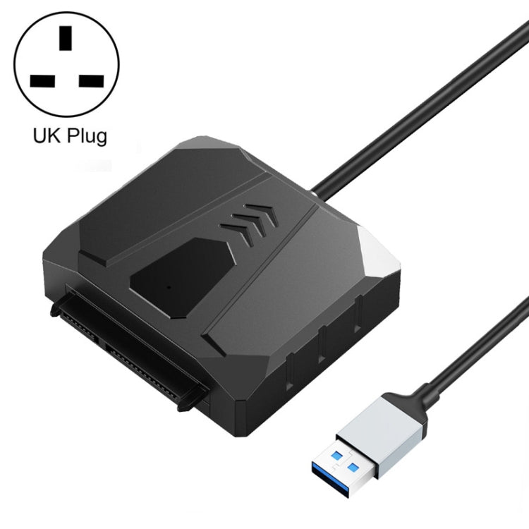 ORICO UTS2 USB 3.0 2.5-inch SATA HDD Adapter with 12V 2A Power Adapter, Cable Length:0.5m(UK Plug) - USB to IDE / SATA by ORICO | Online Shopping UK | buy2fix