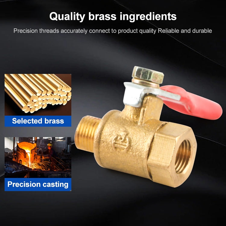 LAIZE Pneumatic Hose Connector Copper Ball Valve, Specification:Inside and Outside 2 1/4 inch -  by LAIZE | Online Shopping UK | buy2fix