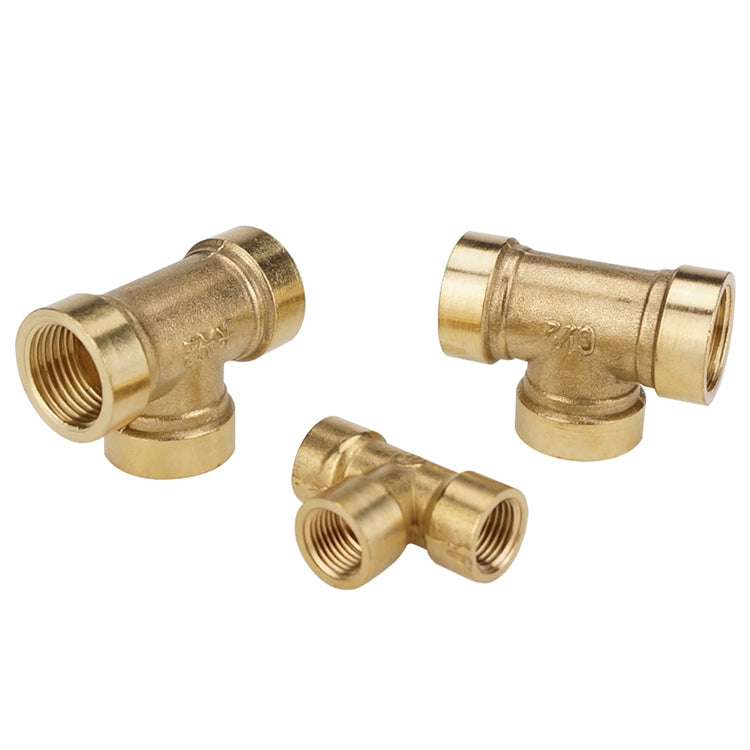 LAIZE Internal Thread Plumbing Copper Pipe Fittings, Caliber:1 Point(Three Way) -  by LAIZE | Online Shopping UK | buy2fix