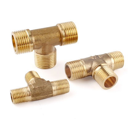 LAIZE External Thread Plumbing Copper Pipe Fittings, Caliber:4 Point(Three Way) -  by LAIZE | Online Shopping UK | buy2fix
