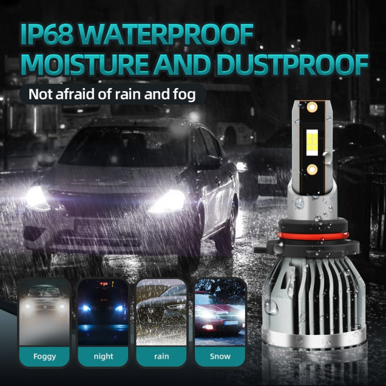 Q3 1 Pair 9006 30W / 3000LM / DC9-36V / 6000K IP68 Waterproof Car LED Headlight - In Car by buy2fix | Online Shopping UK | buy2fix