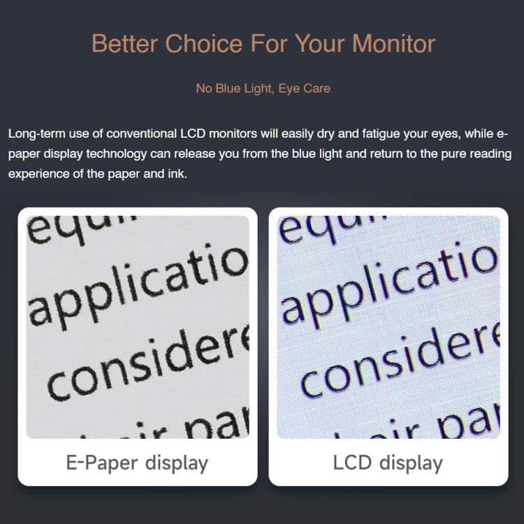 Waveshare 10.3 inch E-Paper Monitor External E-Paper Screen for MAC / Windows PC(UK Plug) - Consumer Electronics by WAVESHARE | Online Shopping UK | buy2fix