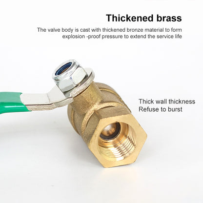 LAIZE Pneumatic Hose Connector Thickened Brass Ball Valve, Size:Outside 4 Point-Barb 12mm -  by LAIZE | Online Shopping UK | buy2fix