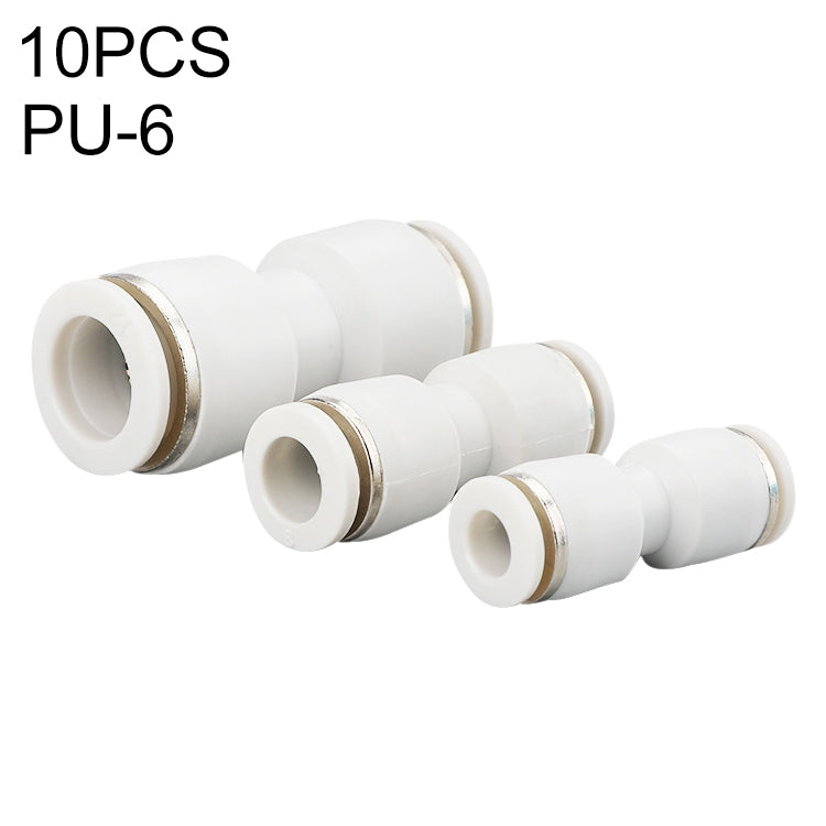 PU-6 LAIZE 10pcs PU Straight Pneumatic Quick Fitting Connector -  by LAIZE | Online Shopping UK | buy2fix