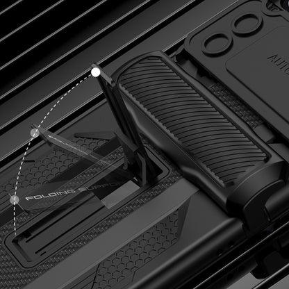For Samsung Galaxy Z Flip4 GKK Magnetic Fold Armor Shockproof Protective Phone Case(Pink) - Galaxy Z Flip4 5G Cases by GKK | Online Shopping UK | buy2fix