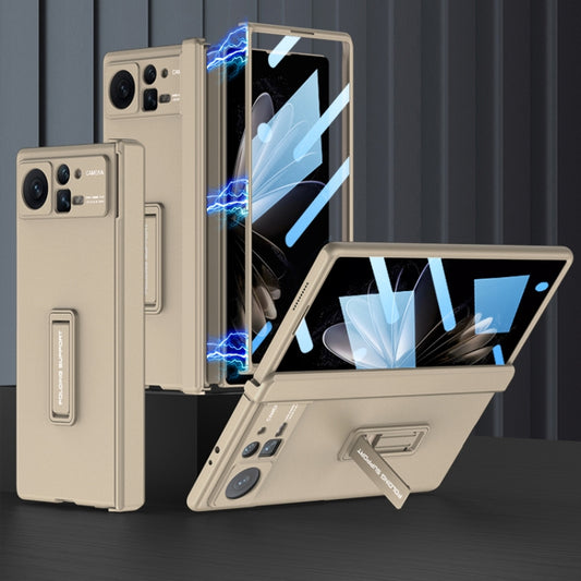 For Xiaomi Mix Fold 2 GKK Fold Magnetic Hinge Full Coverage Phone Case(Gold) - Xiaomi Cases by GKK | Online Shopping UK | buy2fix