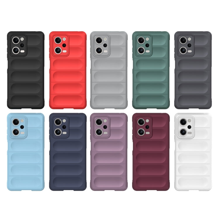 For Xiaomi Redmi Note 12 Pro 5G China / Note 12 Pro 5G Speed  Magic Shield TPU + Flannel Phone Case(Black) - Note 12 Pro Cases by buy2fix | Online Shopping UK | buy2fix