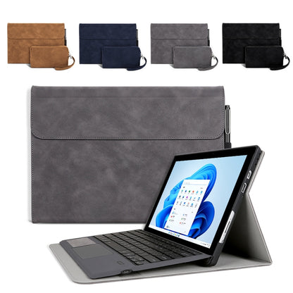 For Microsoft Surface Pro 9 Sheepskin All-Inclusive Shockproof Protective Case with Power Bag(Blue) - Others by buy2fix | Online Shopping UK | buy2fix