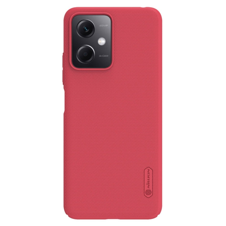 For Xiaomi Redmi Note 12 China NILLKIN Frosted PC Phone Case(Red) - Xiaomi Cases by NILLKIN | Online Shopping UK | buy2fix