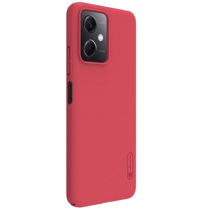 For Xiaomi Redmi Note 12 China NILLKIN Frosted PC Phone Case(Red) - Xiaomi Cases by NILLKIN | Online Shopping UK | buy2fix