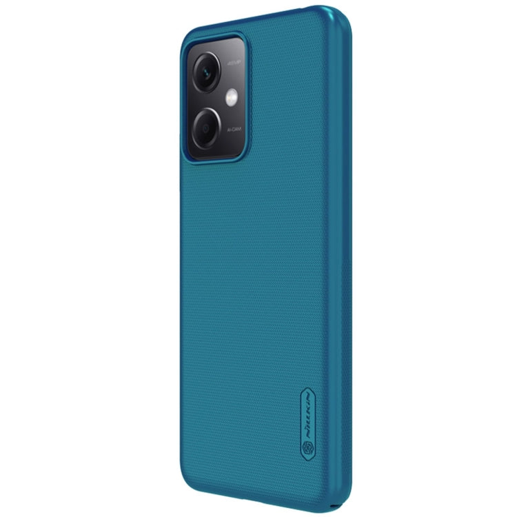 For Xiaomi Redmi Note 12 China NILLKIN Frosted PC Phone Case(Blue) - Xiaomi Cases by NILLKIN | Online Shopping UK | buy2fix