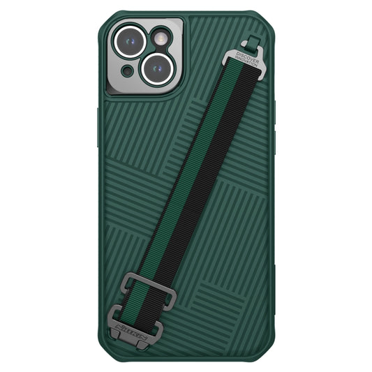 For iPhone 14 Plus NILLKIN Shadow Series Magnetic Magsafe Phone Case(Green) - iPhone 14 Plus Cases by NILLKIN | Online Shopping UK | buy2fix