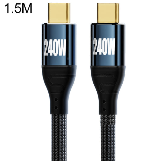 PD 240W Type-C to Type-C Fast Charge Data Cable, Length:1.5m -  by buy2fix | Online Shopping UK | buy2fix