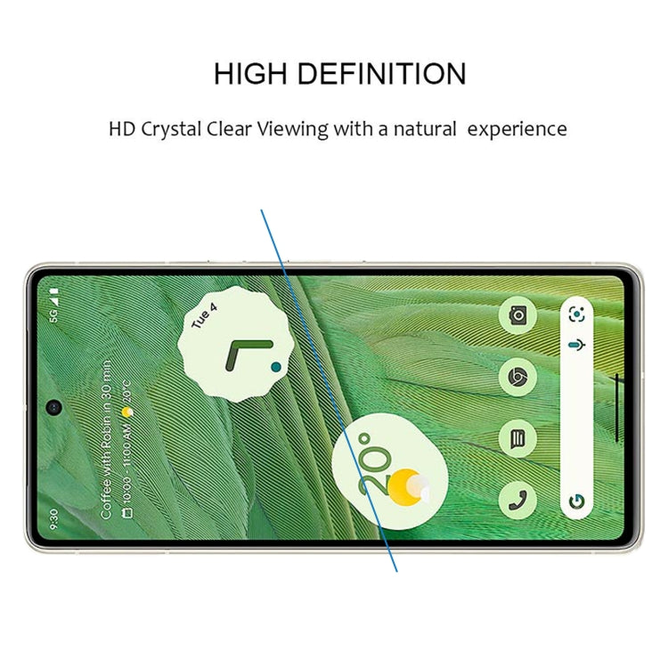 For Google Pixel 7 25pcs Full Glue Full Cover Screen Protector Tempered Glass Film - Google Tempered Glass by buy2fix | Online Shopping UK | buy2fix