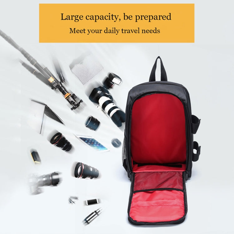 Outdoor Camera Backpack Waterproof Photography Camera Shoulders Bag, Size:45x32x18cm(Red) - Backpack by buy2fix | Online Shopping UK | buy2fix