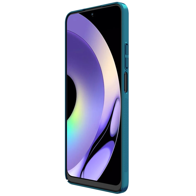 For Realme 10 Pro 5G NILLKIN Frosted PC Phone Case(Blue) - Realme 10 Pro Cases by NILLKIN | Online Shopping UK | buy2fix