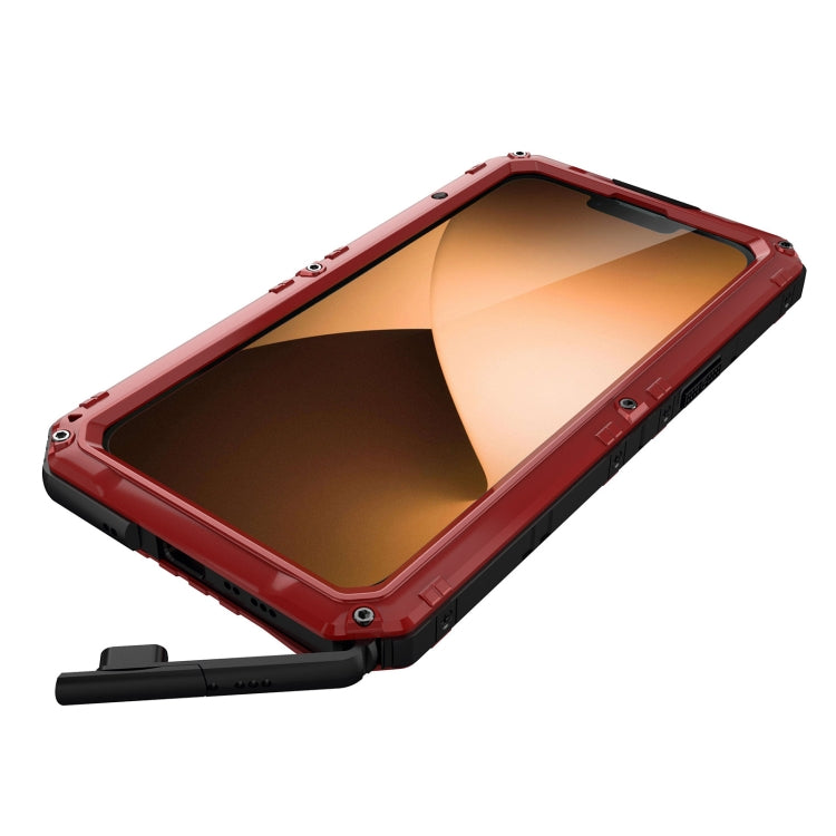 For iPhone 14 Pro Max RedPepper Wolf 360 Full Body Rugged Life Waterproof Phone Case(Red) - iPhone 14 Pro Max Cases by RedPepper | Online Shopping UK | buy2fix
