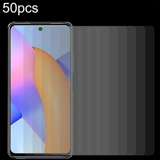 For Honor X10 Lite 50pcs 0.26mm 9H 2.5D Tempered Glass Film - Honor Tempered Glass by buy2fix | Online Shopping UK | buy2fix