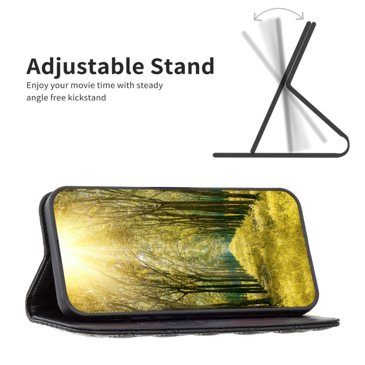 For Xiaomi 13 Lite / Civi 2 Diamond Lattice Magnetic Leather Flip Phone Case(Black) - 13 Lite Cases by buy2fix | Online Shopping UK | buy2fix
