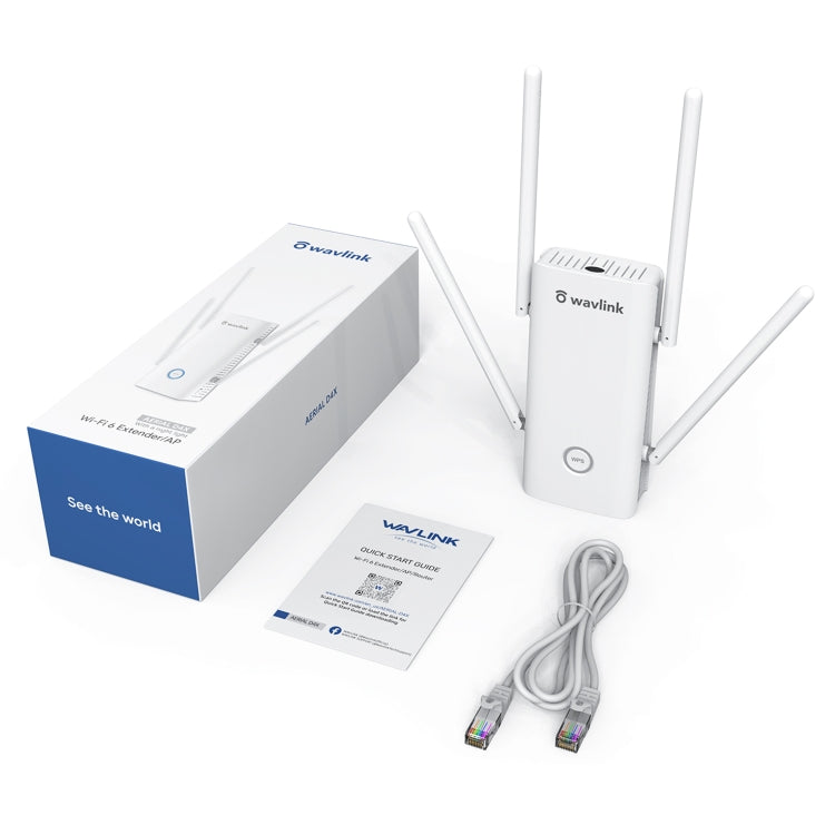 Wavlink AERIAL D4X AX1800Mbps Dual Frequency WiFi Signal Amplifier WiFi6 Extender(US Plug) -  by buy2fix | Online Shopping UK | buy2fix