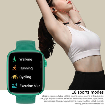 HT15 1.85 inch Silicone Band IP67 Waterproof Smart Watch, Support Bluetooth Calling / Sleep Monitoring(Silver) - Smart Wear by buy2fix | Online Shopping UK | buy2fix