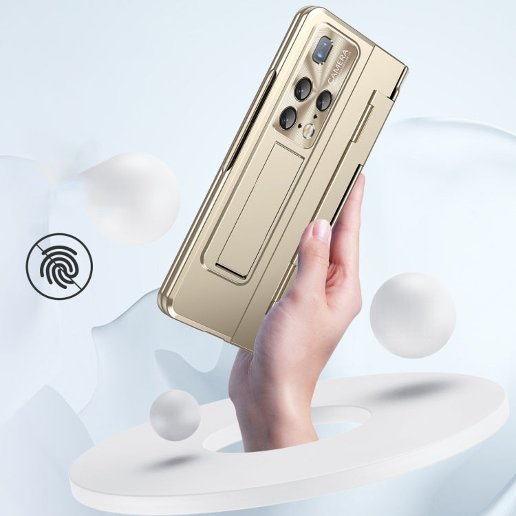 For Huawei Mate X2 Integrated Folding Hinge Phone Case with Stylus(Champagne Gold) - Huawei Cases by buy2fix | Online Shopping UK | buy2fix