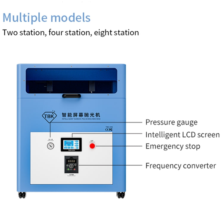 TBK 938 Multi-station Mobile Phone Screen Water Mill Polishing Machine(US Plug) - Repair & Spare Parts by TBK | Online Shopping UK | buy2fix