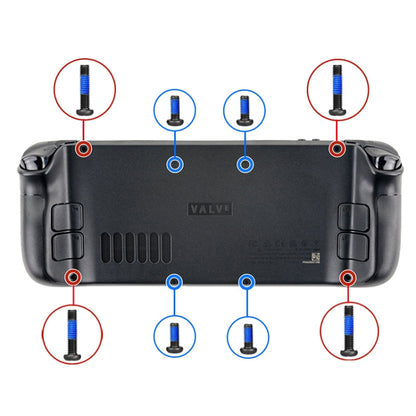 16 in 1 Steam Deck Back Cover Screw Set - Repair & Spare Parts by buy2fix | Online Shopping UK | buy2fix