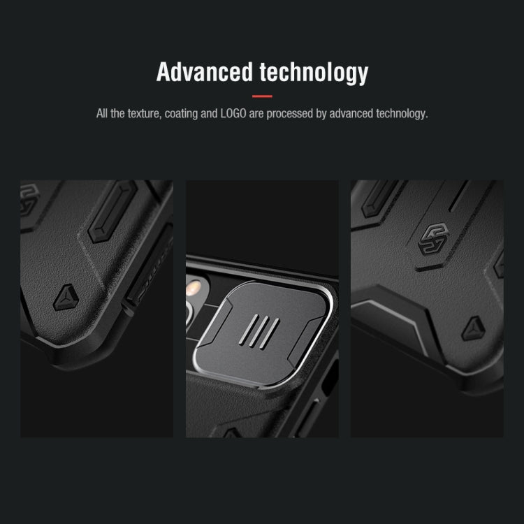 For iPhone 11 Pro Max NILLKIN Shockproof CamShield Armor Protective Case with Invisible Ring Holder(Black) - Apple Accessories by NILLKIN | Online Shopping UK | buy2fix