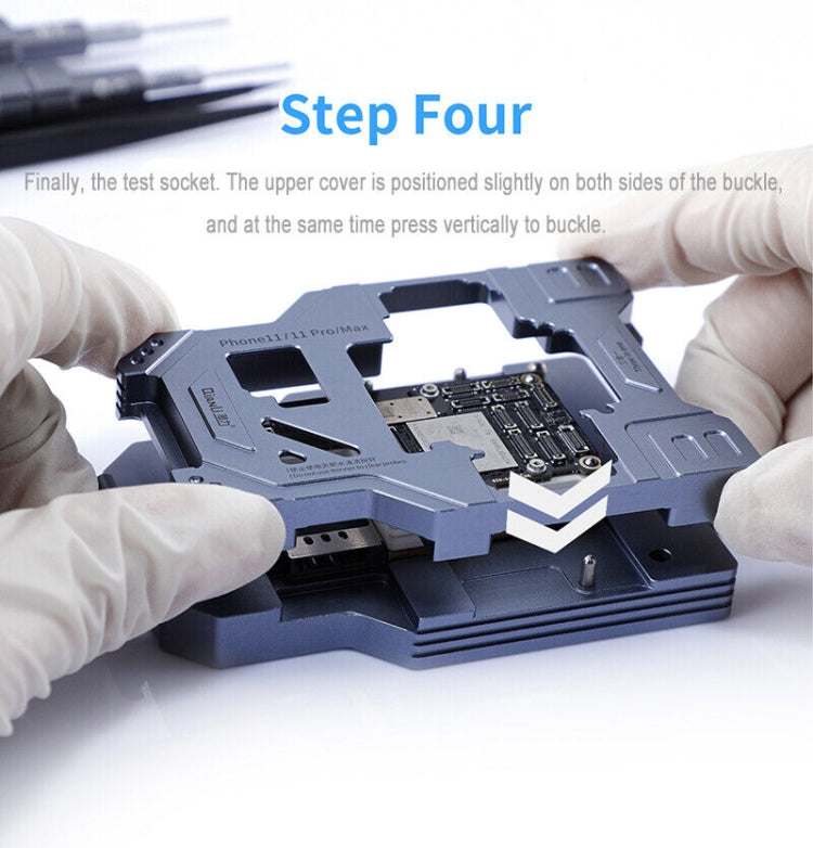 Qianli iSocket Motherboard Layered Test Fixture For iPhone 11 Series - Repair Fixture by QIANLI | Online Shopping UK | buy2fix